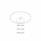 Tavolino Tondo da Salotto in Vetro Extrachiaro - Giovannino Viadurini