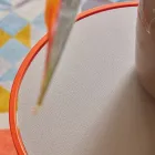 Tavolino Tondo da Salotto Moderno in Metallo Colorato Made in Italy - Raphael Viadurini