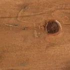 Tavolino Tondo in Legno e Acciaio Riciclati Bianco o Grigio - Genoveffa Viadurini