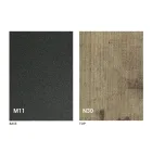 Tavolino Trasformabile con Piano in Legno e Base Metallo Made in Italy - Pesco Viadurini