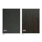 Tavolino Trasformabile con Piano in Legno e Base Metallo Made in Italy - Pesco Viadurini