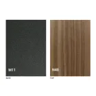 Tavolino Trasformabile con Piano in Legno e Base Metallo Made in Italy - Pesco Viadurini