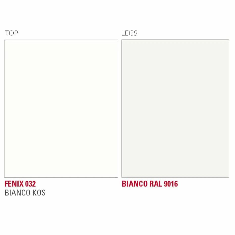 Tavolino Trasformabile da Salotto in Fenix e Metallo Made in Italy - Chiano Viadurini