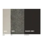 Tavolino Trasformabile in Metallo e Ceramica Design Made in Italy - Saturn Viadurini