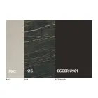 Tavolino Trasformabile in Metallo e Ceramica Design Made in Italy - Saturn Viadurini