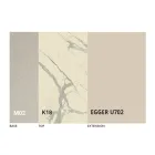 Tavolino Trasformabile in Metallo e Ceramica Design Made in Italy - Saturn Viadurini