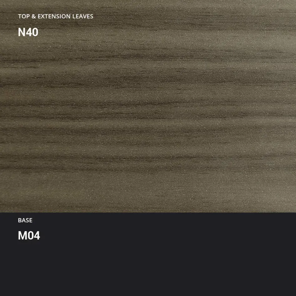 Tavolino Trasformabile in Tavolo da Pranzo in Legno Made in Italy - Polar Viadurini