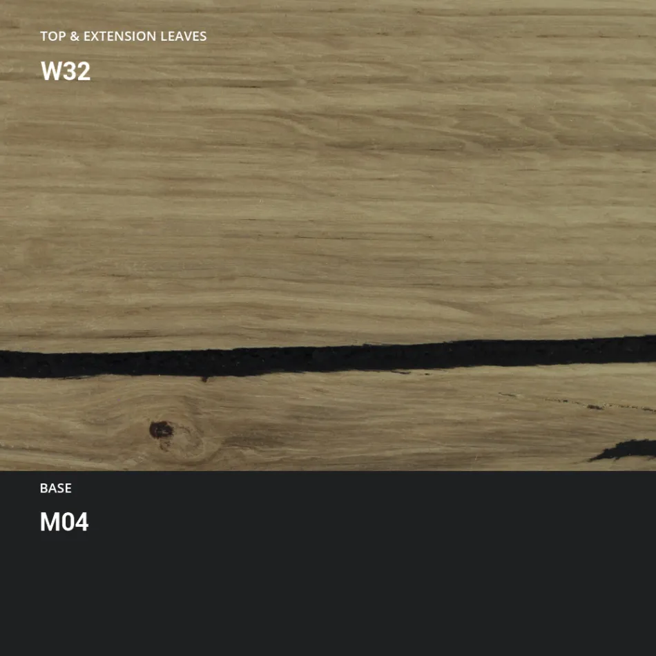 Tavolino Trasformabile in Tavolo da Pranzo in Legno Made in Italy - Polar Viadurini