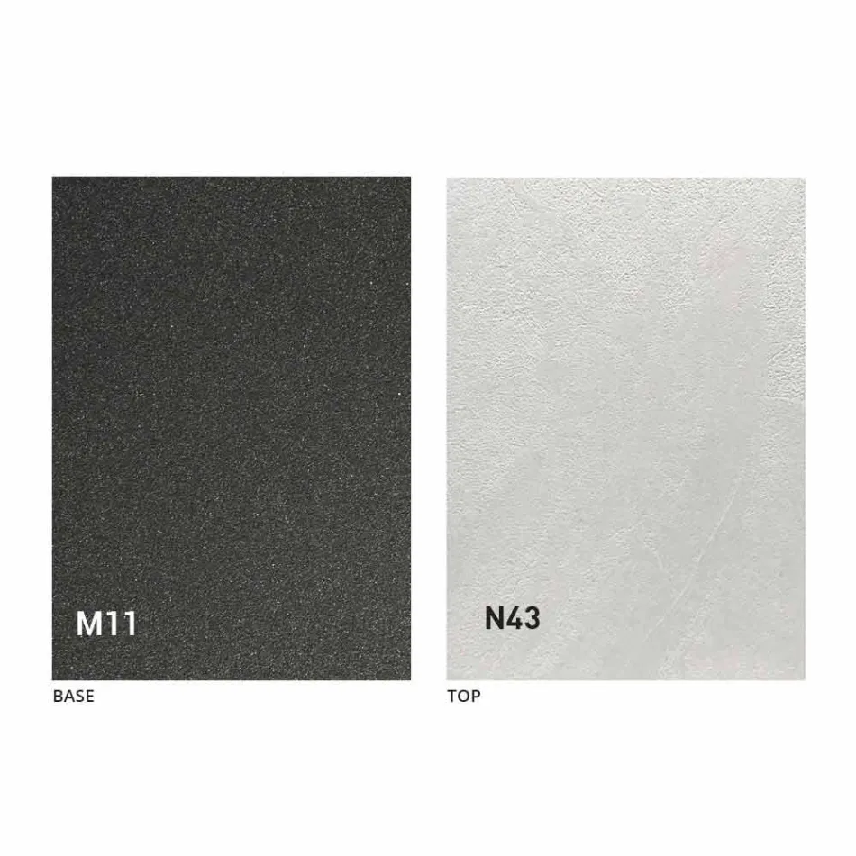 Tavolino Trasformabile in Tavolo da Pranzo Piano in Legno e Base Metallo - Pesco Viadurini