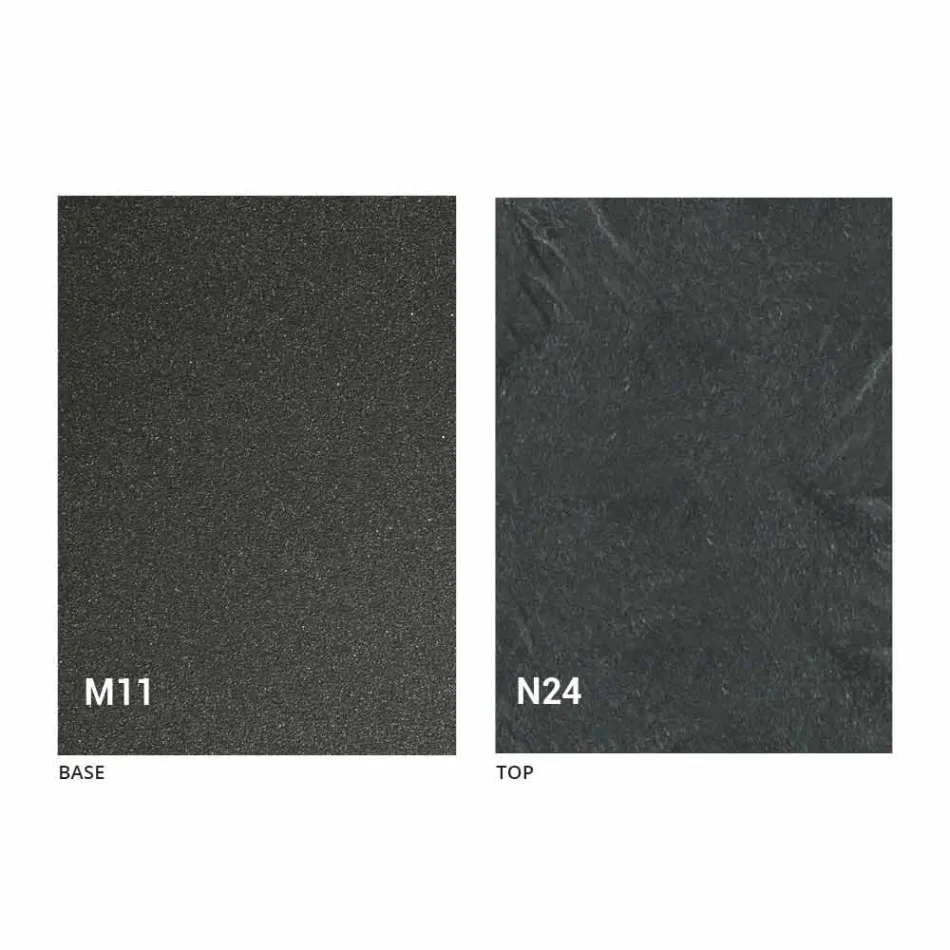 Tavolino Trasformabile in Tavolo da Pranzo Piano in Legno e Base Metallo - Pesco Viadurini