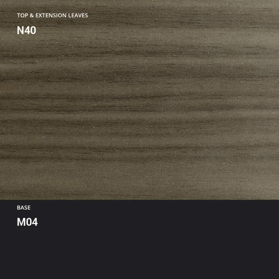 Tavolino Trasformabile in Tavolo Metallo e Legno Made in Italy - Polaris Viadurini