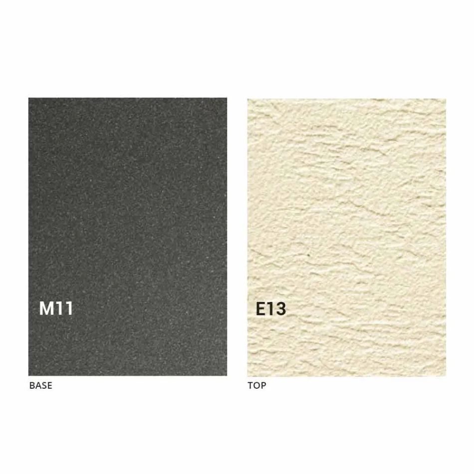 Tavolino Trasformabile Moderno con Piano Effetto Malta Made in Italy - Patroclo Viadurini