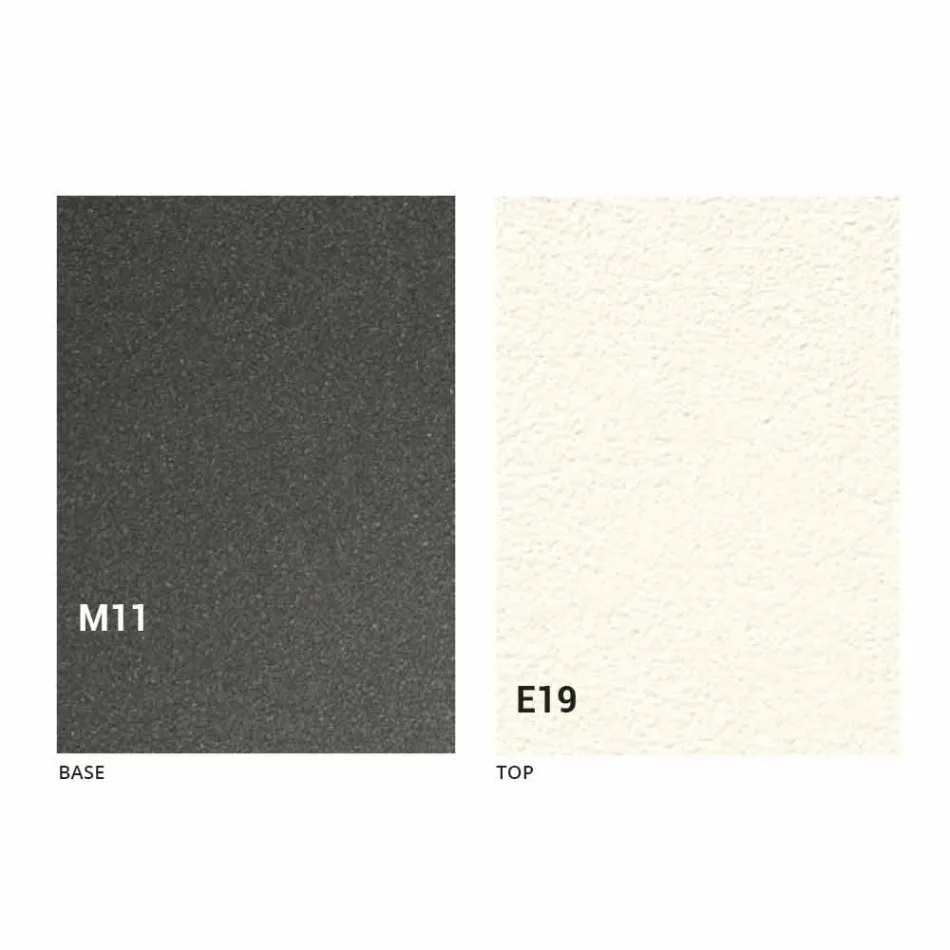 Tavolino Trasformabile Moderno con Piano Effetto Malta Made in Italy - Patroclo Viadurini