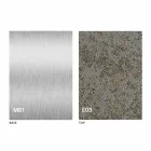 Tavolino Trasformabile Moderno con Piano Effetto Malta Made in Italy - Salomon Viadurini