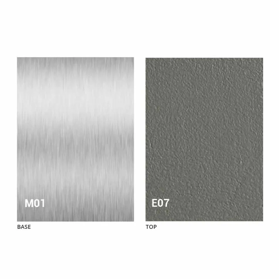 Tavolino Trasformabile Moderno con Piano Effetto Malta Made in Italy - Salomon Viadurini