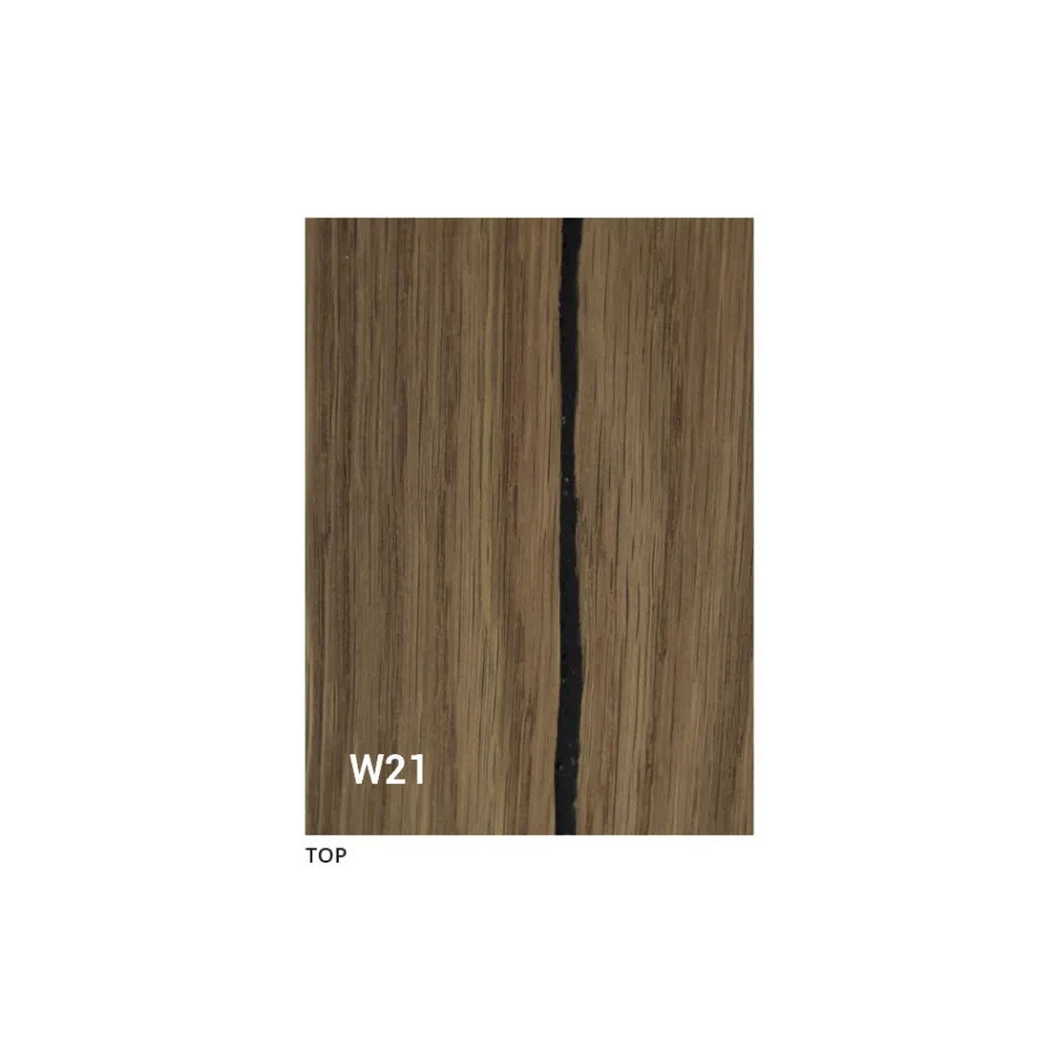 Tavolino Trasformabile Moderno in Legno e Metallo, Made in Italy - Spirit Viadurini