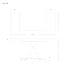 Tavolino Trasformabile Moderno in Metallo e Legno Made in Italy - Universe Viadurini