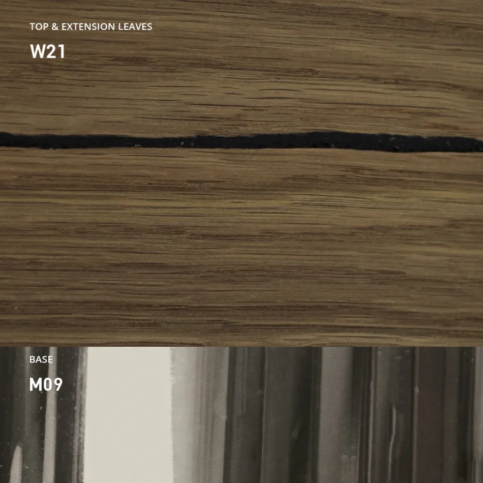 Tavolino Trasformabile Moderno in Metallo e Legno Made in Italy - Universe Viadurini