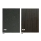 Tavolino Trasformabile Moderno Metallo Grafite e Piano in Legno - Sistocle Viadurini