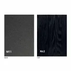 Tavolino Trasformabile Moderno Metallo Grafite e Piano in Legno - Sistocle Viadurini