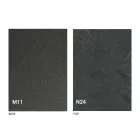 Tavolino Trasformabile Moderno Metallo Grafite e Piano in Legno - Sistocle Viadurini