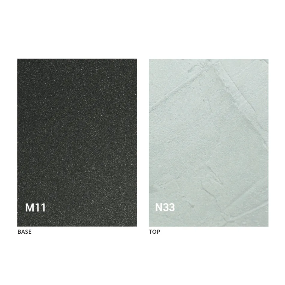 Tavolino Trasformabile Moderno Metallo Grafite e Piano in Legno - Sistocle Viadurini