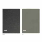 Tavolino Trasformabile Moderno Metallo Grafite e Piano in Legno - Sistocle Viadurini