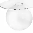 Tavolino trasparente design moderno L90xH40xP48 cm Bolly,made in Italy Viadurini