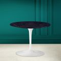 Tavolino Tulip Eero Saarinen H 41 in Ceramica Noir Laurent Made in Italy - Scarlet