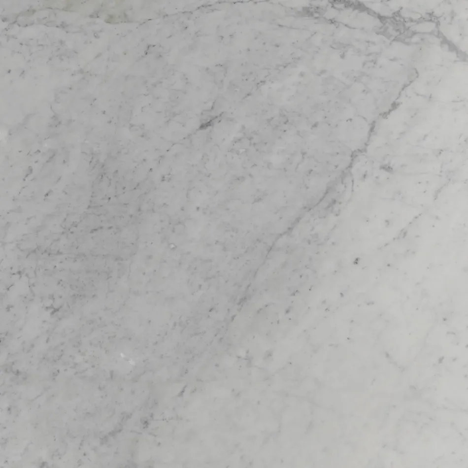 Tavolino Tulip Saarinen H 39 Ovale con Piano in Marmo di Carrara Made in Italy - Scarlet Viadurini