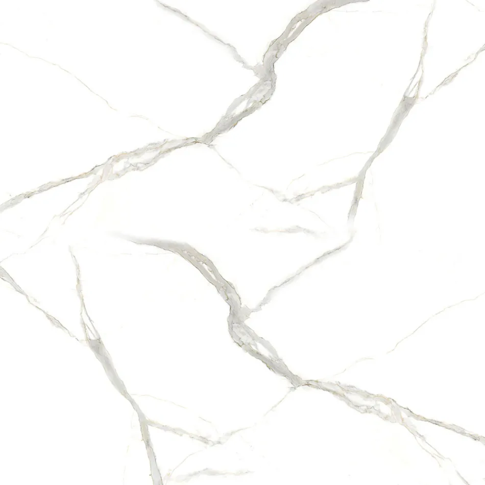 Tavolino Tulip Saarinen H 41 Ovale in Ceramica Calacatta Michelangelo Viadurini