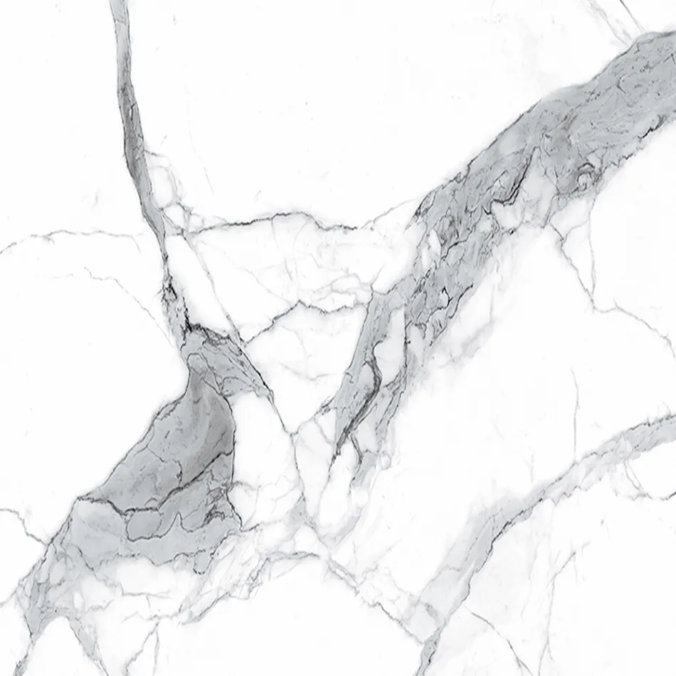 Tavolino Tulip Saarinen H 41 Ovale in Ceramica Statuario Altissimo Made in Italy - Scarlet Viadurini