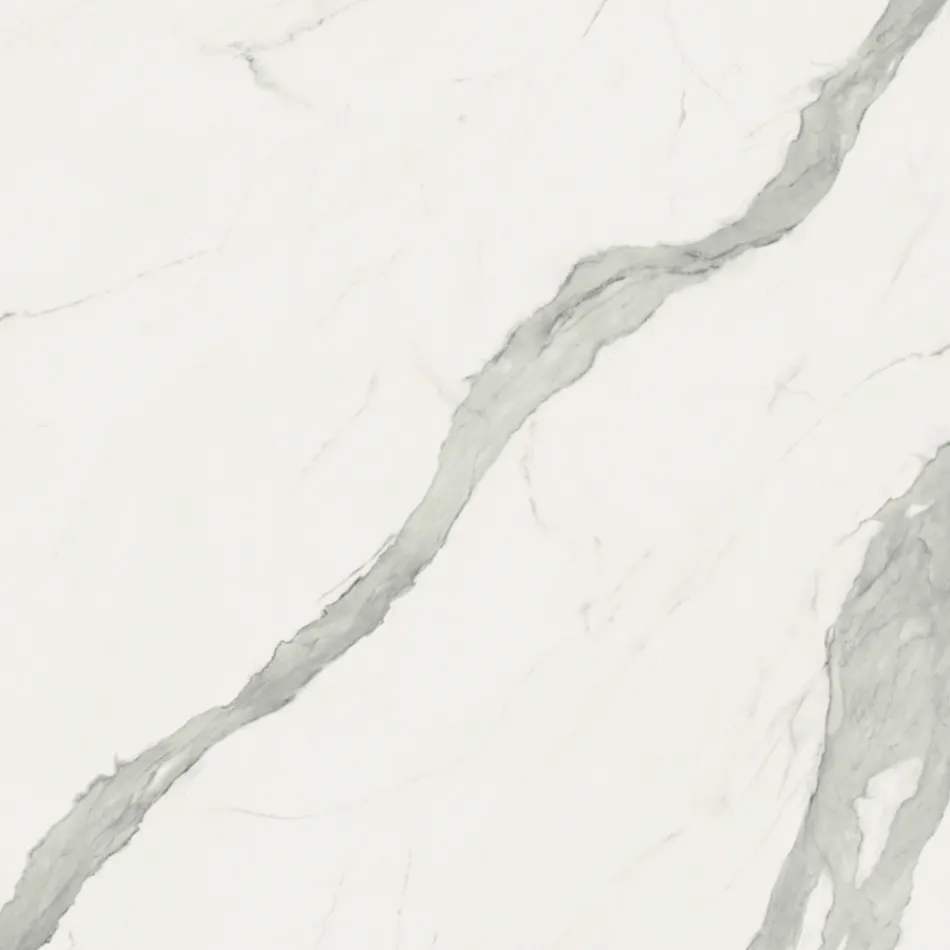 Tavolino Tulip Saarinen H 41 Ovale in Ceramica Statuario Full Vein  Viadurini