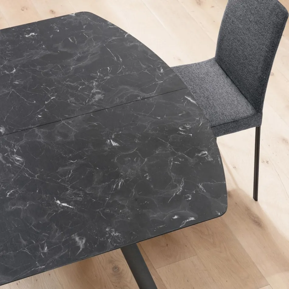 Tavolo a Botte Allungabile a 170 cm in HPL Stratificato - Convivio Viadurini