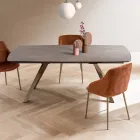 Tavolo a Botte Allungabile a 240 o 280 cm in HPL Stratificato - Dialogo Viadurini