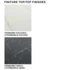 Tavolo a Botte Moderno in Ceramica e Acciaio Oro Rosa Made in Italy – Settimmio Viadurini