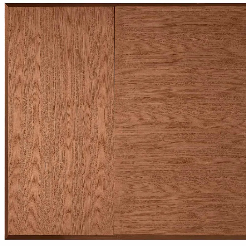 Tavolo Allungabile 160/240x90 cm Realizzato in Noce e Ferro - Nodo Viadurini