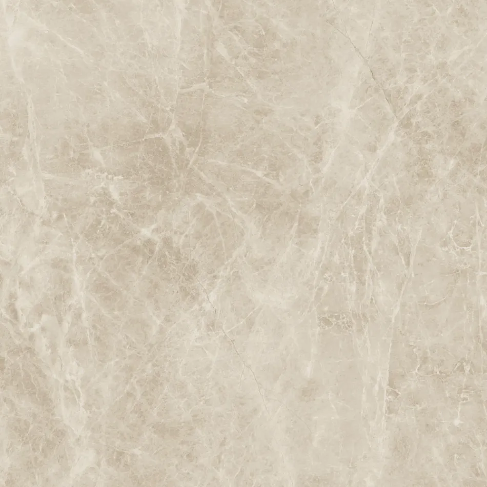 Tavolo Allungabile 3 m Piano in Ceramica Lucida Gambe in Metallo - Papusca Viadurini