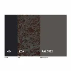 Tavolo Allungabile a 2,8 m da Pranzo in Ceramica e Gambe in Metallo - Paoluccio Viadurini