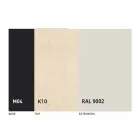 Tavolo Allungabile a 2,8 m da Pranzo in Ceramica e Gambe in Metallo - Paoluccio Viadurini