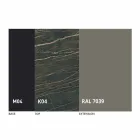 Tavolo Allungabile a 2,8 m da Pranzo in Ceramica e Gambe in Metallo - Paoluccio Viadurini