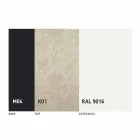 Tavolo Allungabile a 2,8 m da Pranzo in Ceramica e Gambe in Metallo - Paoluccio Viadurini