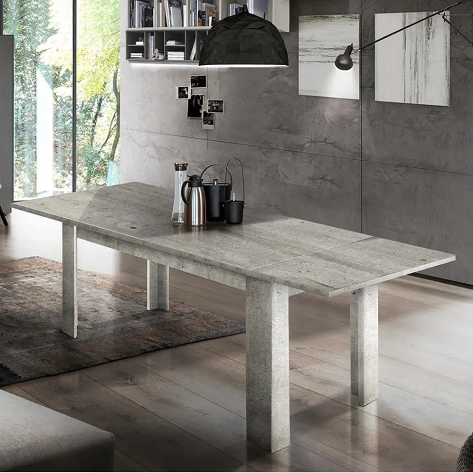 Tavolo Allungabile a 210 cm da Pranzo Design in Legno Sostenibile - Perro Viadurini