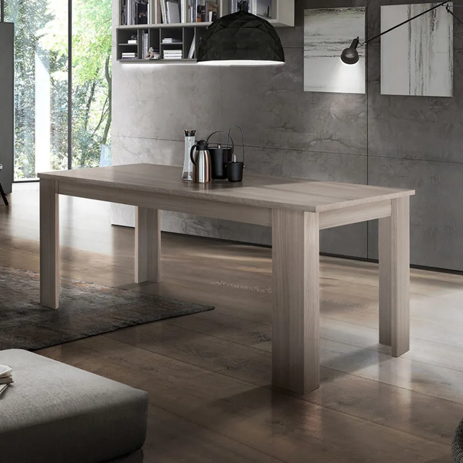 Tavolo Allungabile a 210 cm da Pranzo Design in Legno Sostenibile - Perro Viadurini