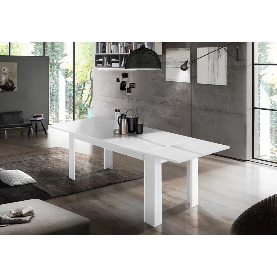 Tavolo Allungabile a 210 cm da Pranzo Design in Legno Sostenibile - Perro Viadurini