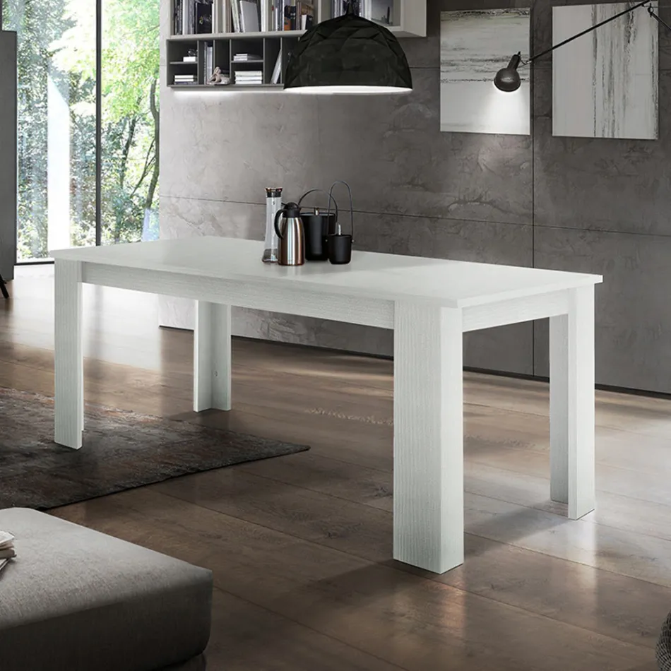 Tavolo Allungabile a 210 cm da Pranzo Design in Legno Sostenibile - Perro Viadurini