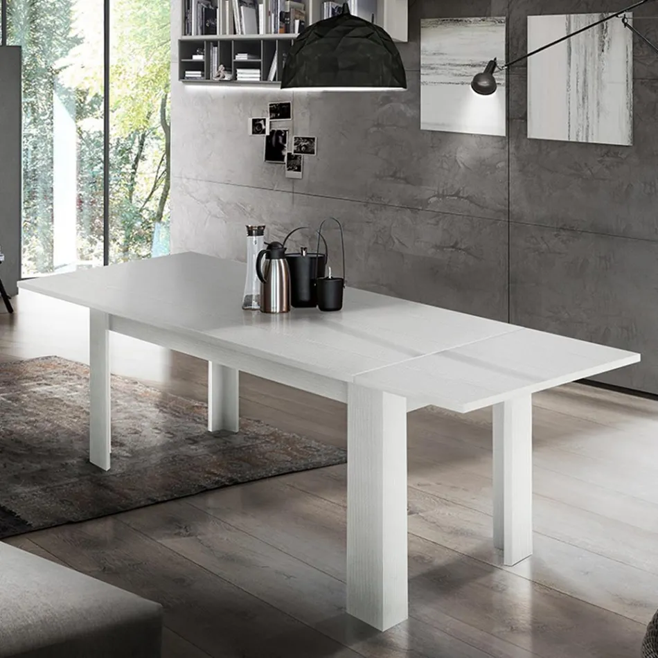 Tavolo Allungabile a 210 cm da Pranzo Design in Legno Sostenibile - Perro Viadurini