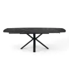 Tavolo Allungabile a 210 cm in Acciaio e Ceramica - Bavosa Viadurini