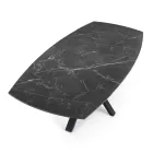 Tavolo Allungabile a 210 cm in Acciaio e Ceramica - Bavosa Viadurini