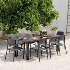 Tavolo Allungabile a 220 cm in Polipropilene e Alluminio - Pillow Viadurini